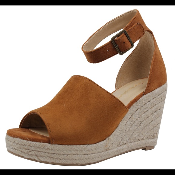 Shoes - Hazel ankle strap espadrilles Wedge